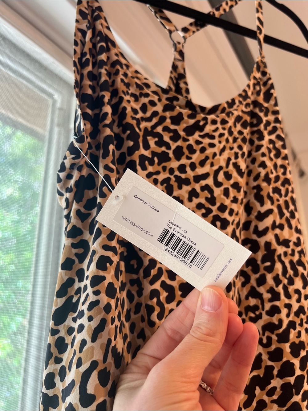 {Outdoor Voices}: The Exercise Dress / M / Leopard - Picture 3 of 5